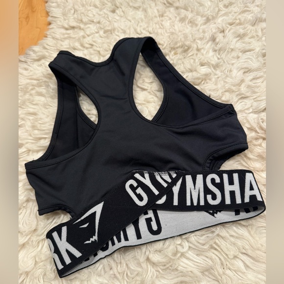 Gymshark Other - GYMSHARK black cross over cut out sports bra size XS